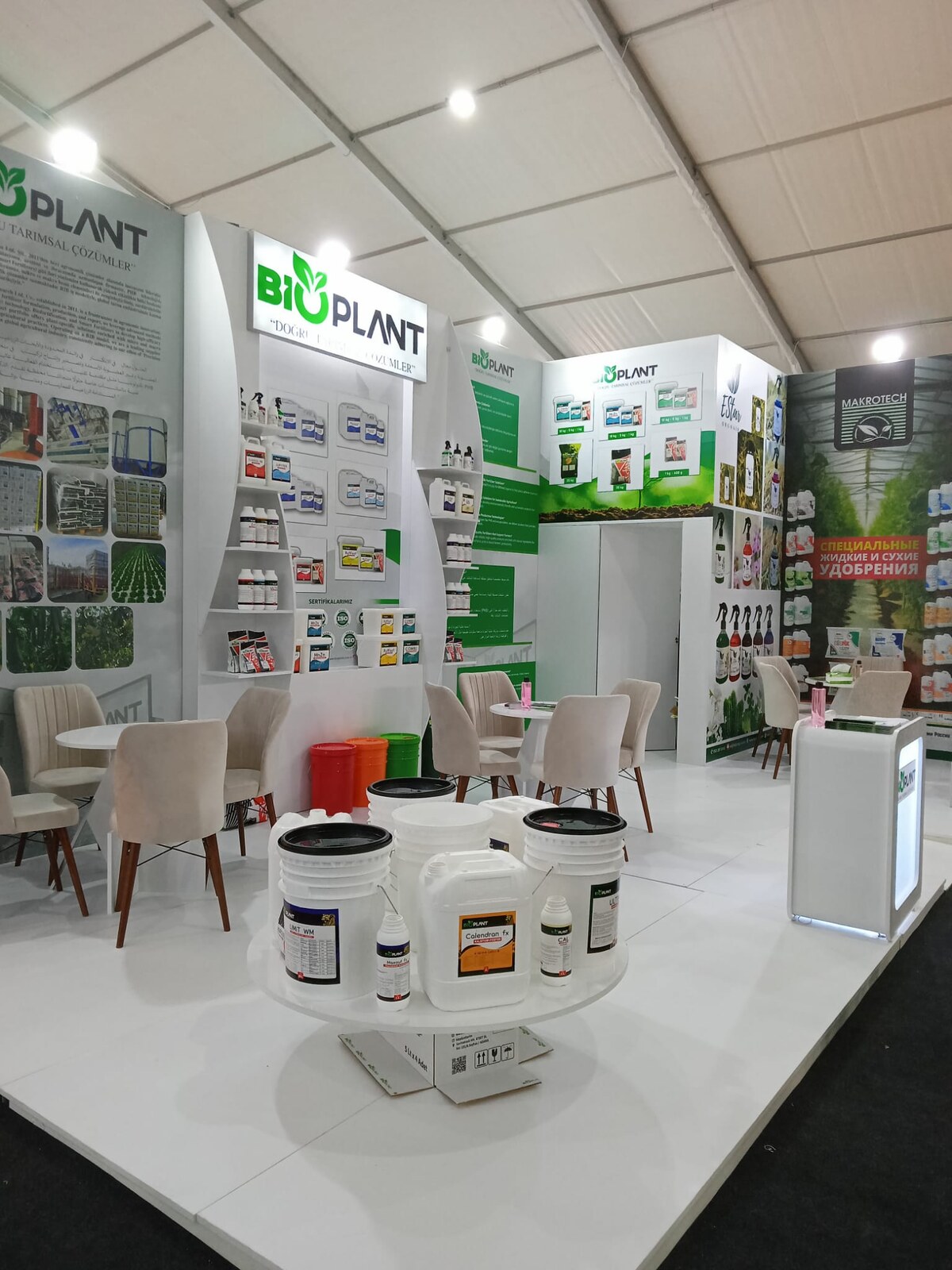 Bioplant Tarım fuar standı - EStar ve Makrotech ürünleri